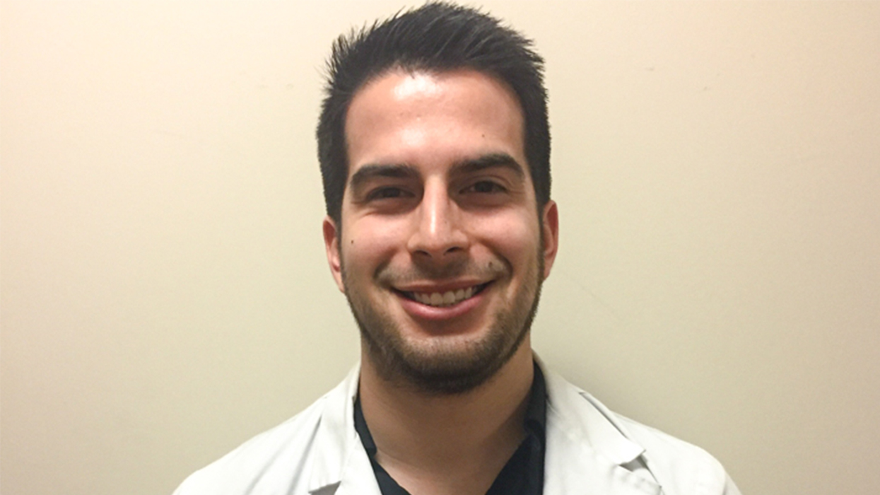 Doctor of Physical Therapy student Aaron Soto. 